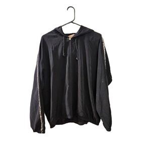 Jessica Lauren L jacket top animal print stripe